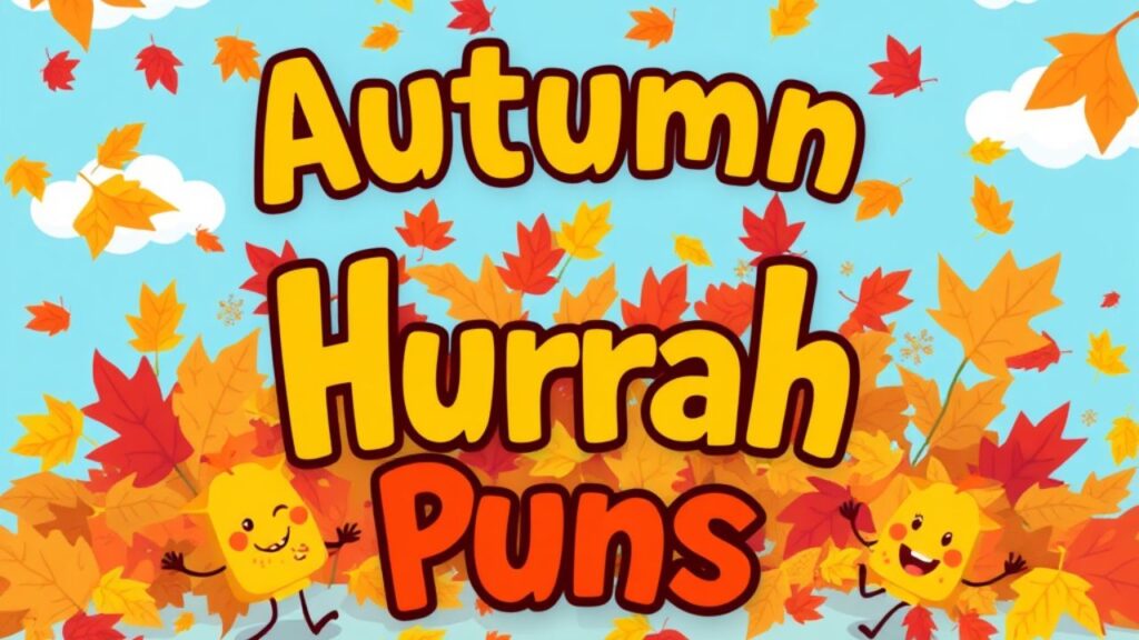 Autumn Hurrah Puns