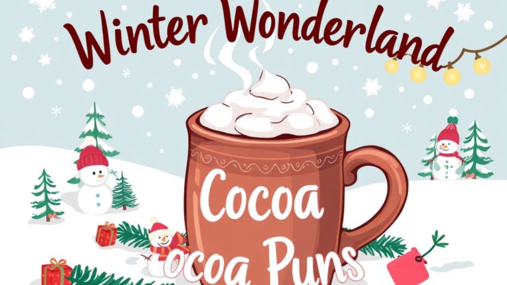 Winter Wonderland Cocoa Puns ❄️☕