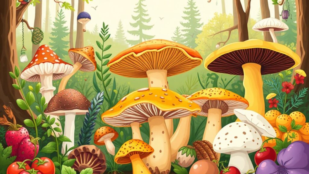 🍽️ Edible & Delicious Mushroom Riddles