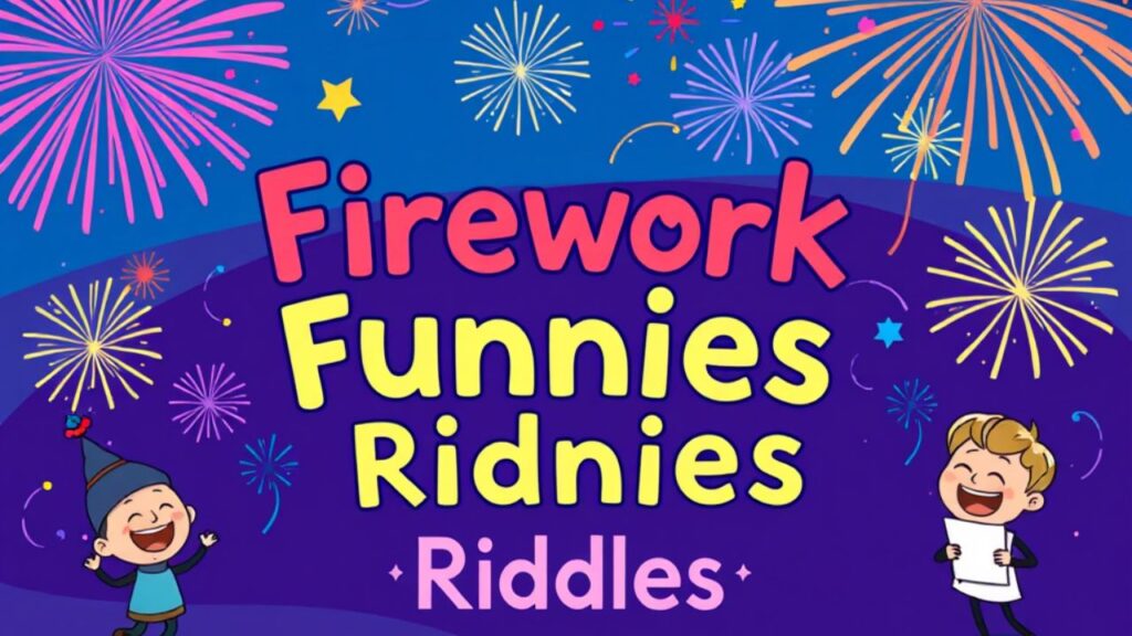 🎆 Firework Funnies riddles🎆