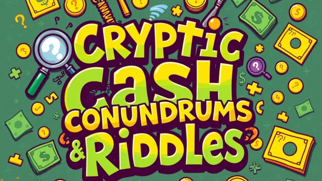 🔍 Cryptic Cash Conundrums Riddles🔍