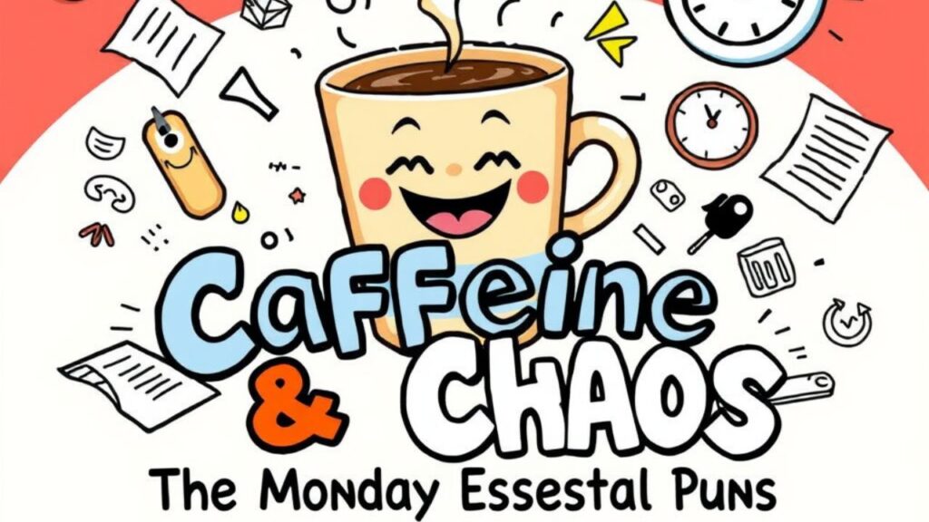 ☕ Caffeine & Chaos: The Monday Essentials Puns