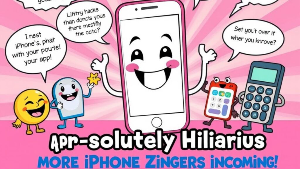 📲 App-solutely Hilarious: More iPhone Zingers Incoming!