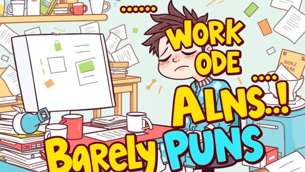 🧠 Work Mode Activated… Barely Puns